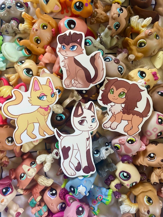 LPS Popular Sticker Pack 4 Stickers | Etsy