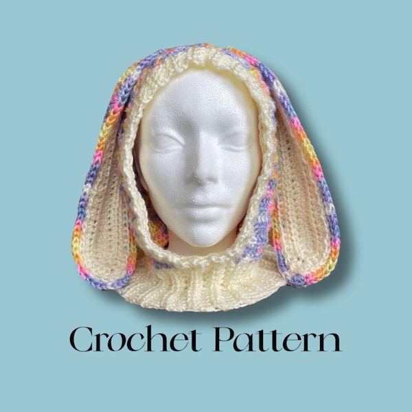 Bunny Balaclava | PDF| Crochet PATTERN | Digital Download | English