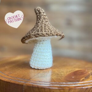 Amigurumi mushroom cat toy PDF crochet pattern English image 5