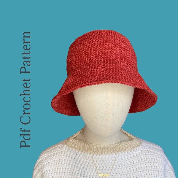 Crochet Bucket Hat Etsy