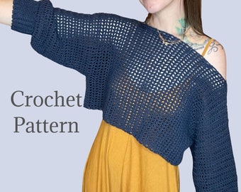 Easy Breezy Mesh Top | PDF | Crochet Pattern | Digital Download | English