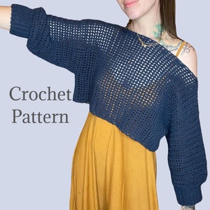 Easy Breezy Mesh Top | PDF | Crochet Pattern | Digital Download | English