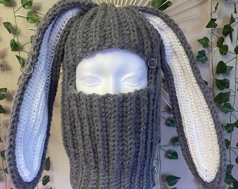 bunny hood crochet bolsa