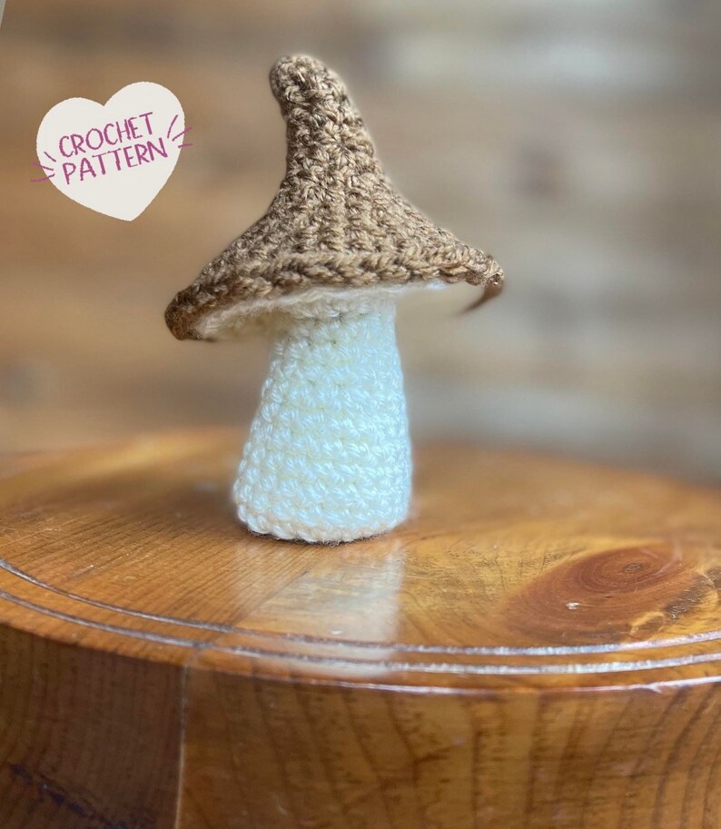 Amigurumi mushroom cat toy PDF crochet pattern English image 5