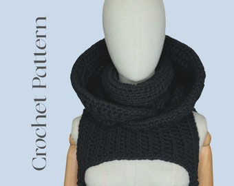 Matrixx Hood | Crochet Pattern | Hooded cowl | available in 5 languages | Digital PDF|