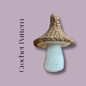 Amigurumi mushroom cat toy PDF crochet pattern English image 1