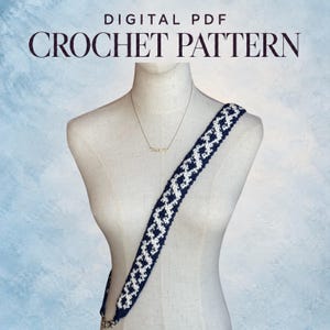 Correa/Sujeción para teléfono / PDF / PATRÓN DE CROCHET / Inglés