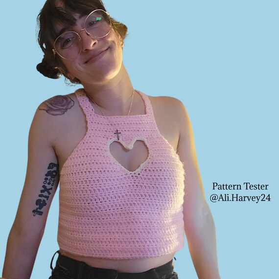nknit crochet big T-shirt Heart ハート　【美品】 nknit crochet big T-shirt Heart ハート 【美品】 - メルカリ