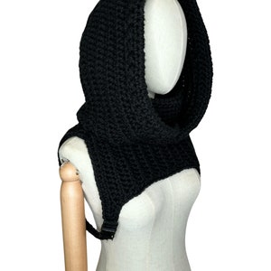 Matrixx Hood Crochet Pattern Hooded cowl available in 5 languages Digital PDF image 3