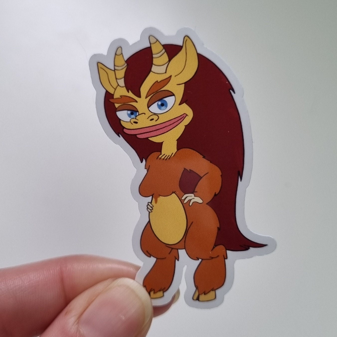 Hormone Monster/monstress Connie Inspired Fantart Sticker - Etsy