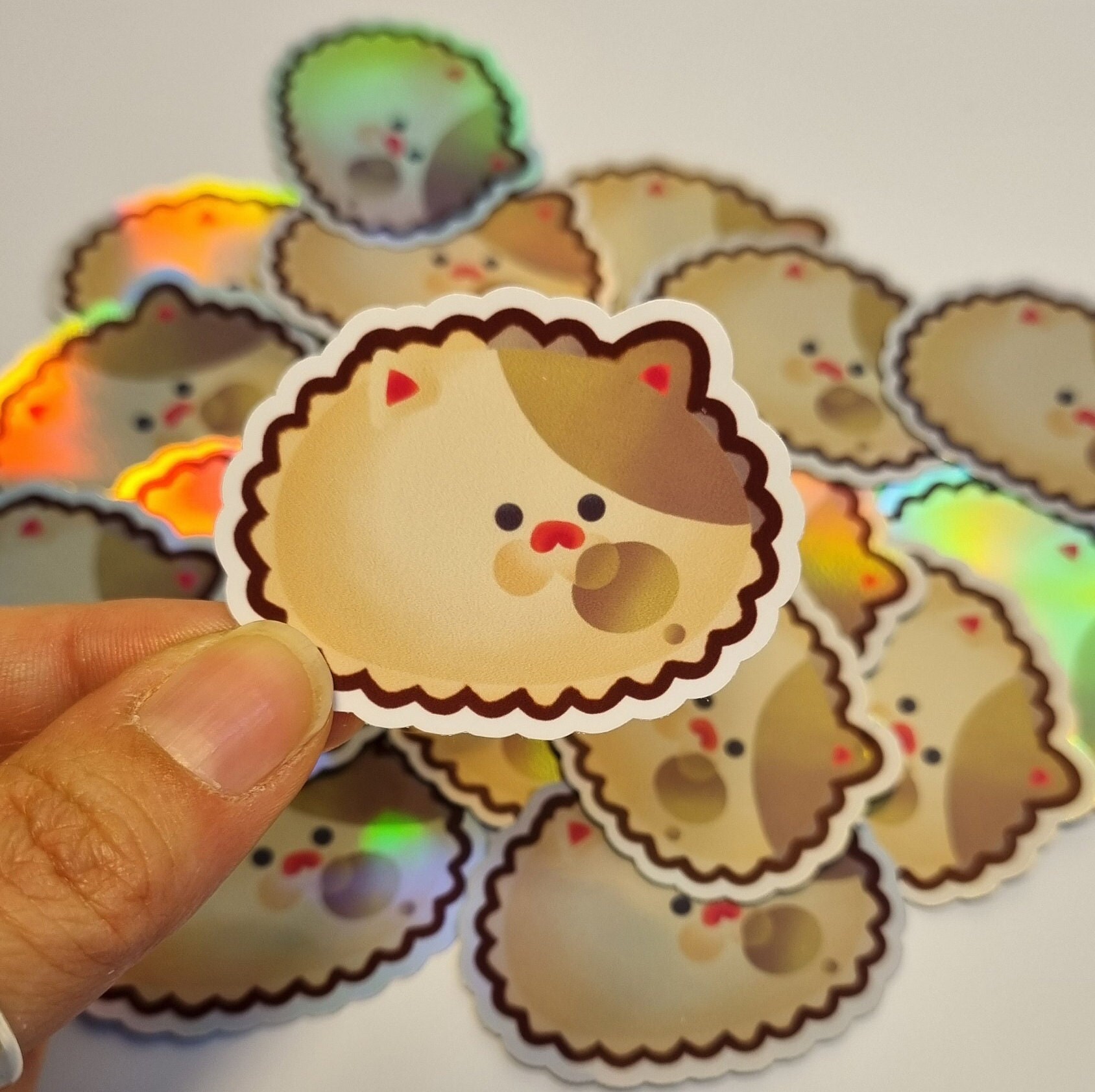 Splatoon Inspired Fanart Badge Stickers HOLOGRAPHIC Etsy Australia