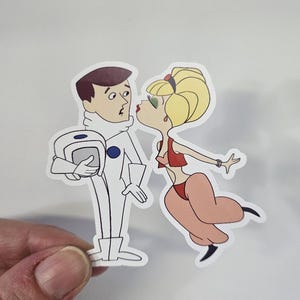 Adesivo Fanart ispirato a I dream Of Jeannie