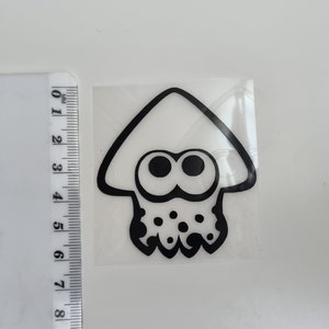 Squid Splatoon Car Window Vinyl Decal Sticker