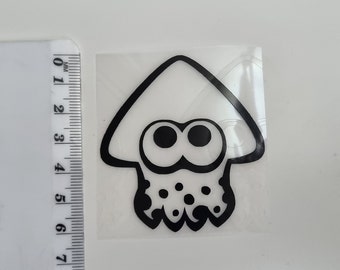 Naklejka winylowa na szybę samochodu Squid Splatoon
