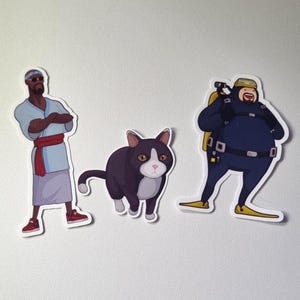 Dave the Diver Fanart inspired sticker