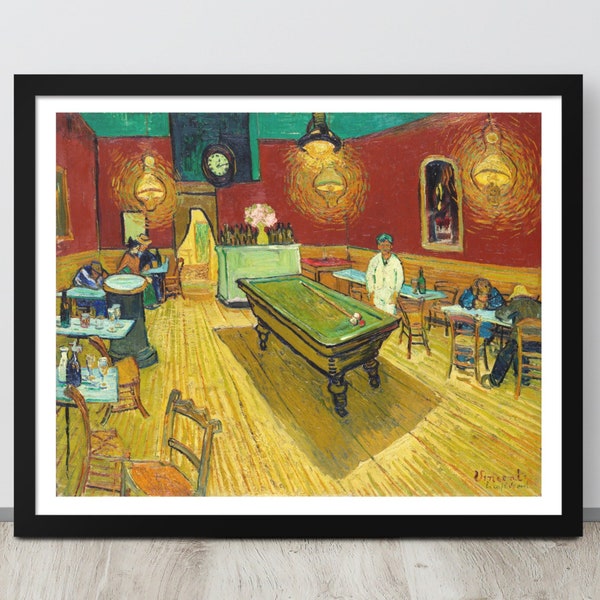 Vincent Van Gogh's the Night Cafe