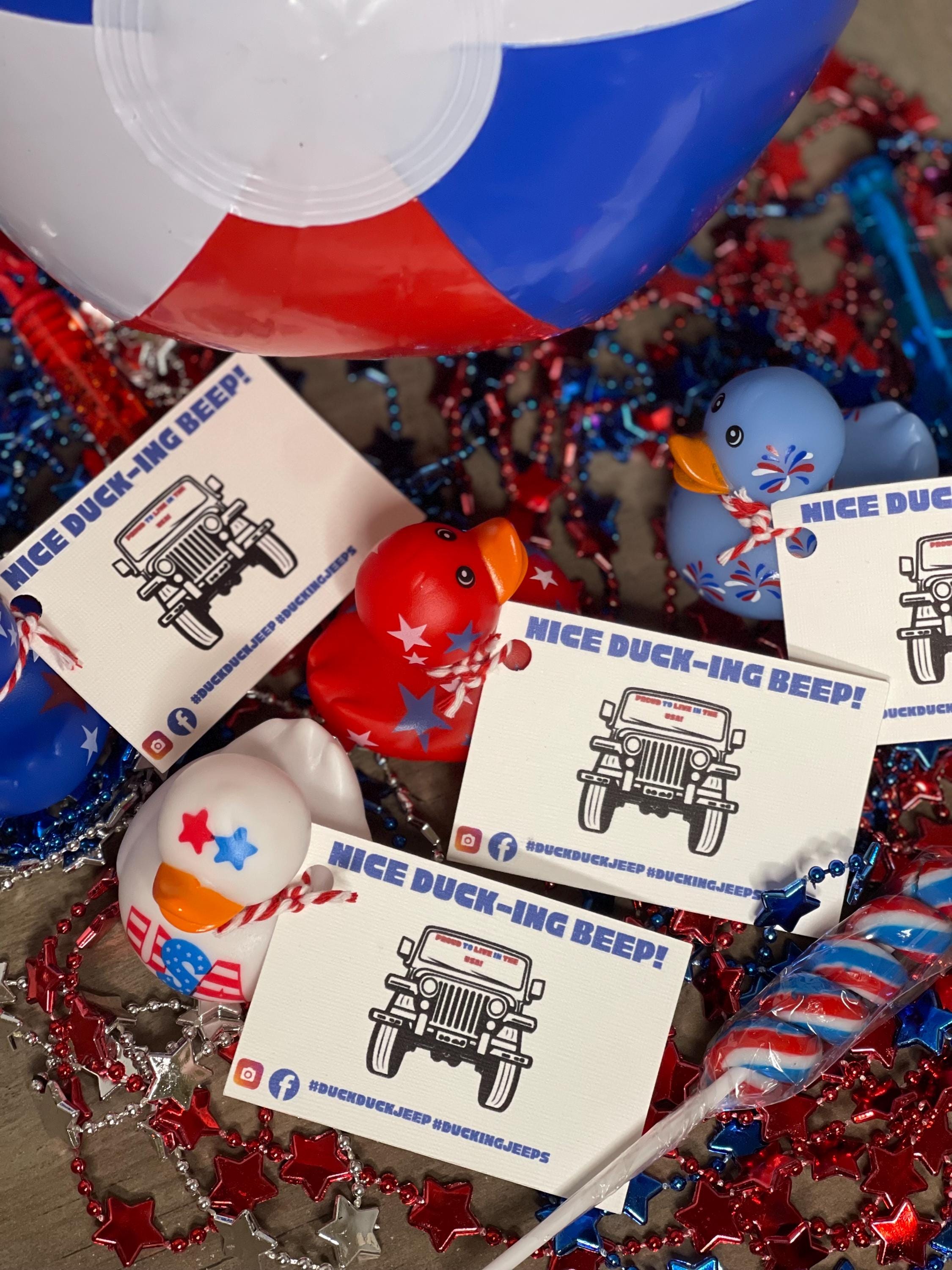 Duck Duck Jeep Ducks Patriotic - Etsy