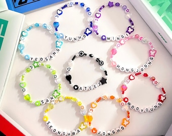 Pulsera de cuentas ATEEZ Kpop / Personalizada