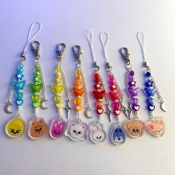 SKZOO Stray Kids Beaded KEYCHAINS