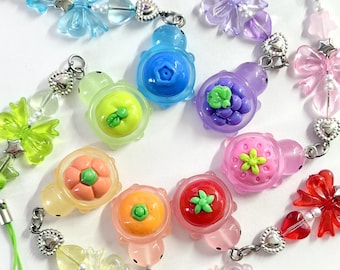 Fruit turtles phone charms