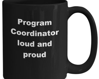 Program coordinator funny gift mug
