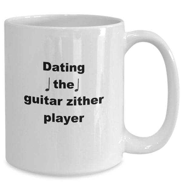 Funny gift for guitar zither player girlfriend