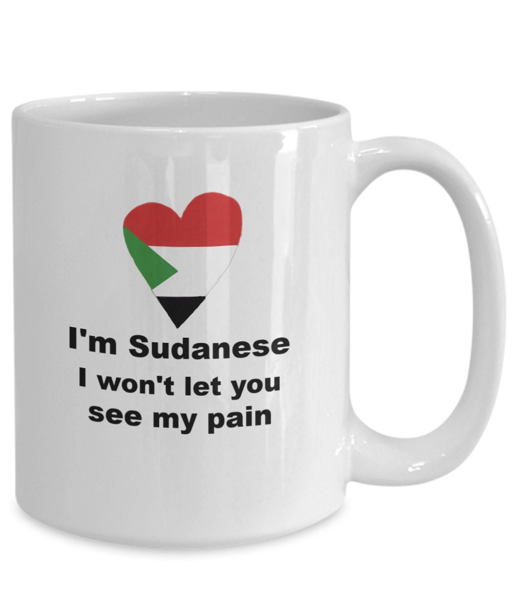 Sudanese person uplifting gift mug!