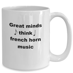French horn music funny gift mug