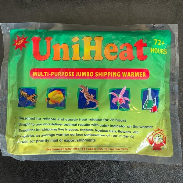 72 Hours Heat Pack - For Shipping Live Plants - Shipping Heat Pack (Add On Item)