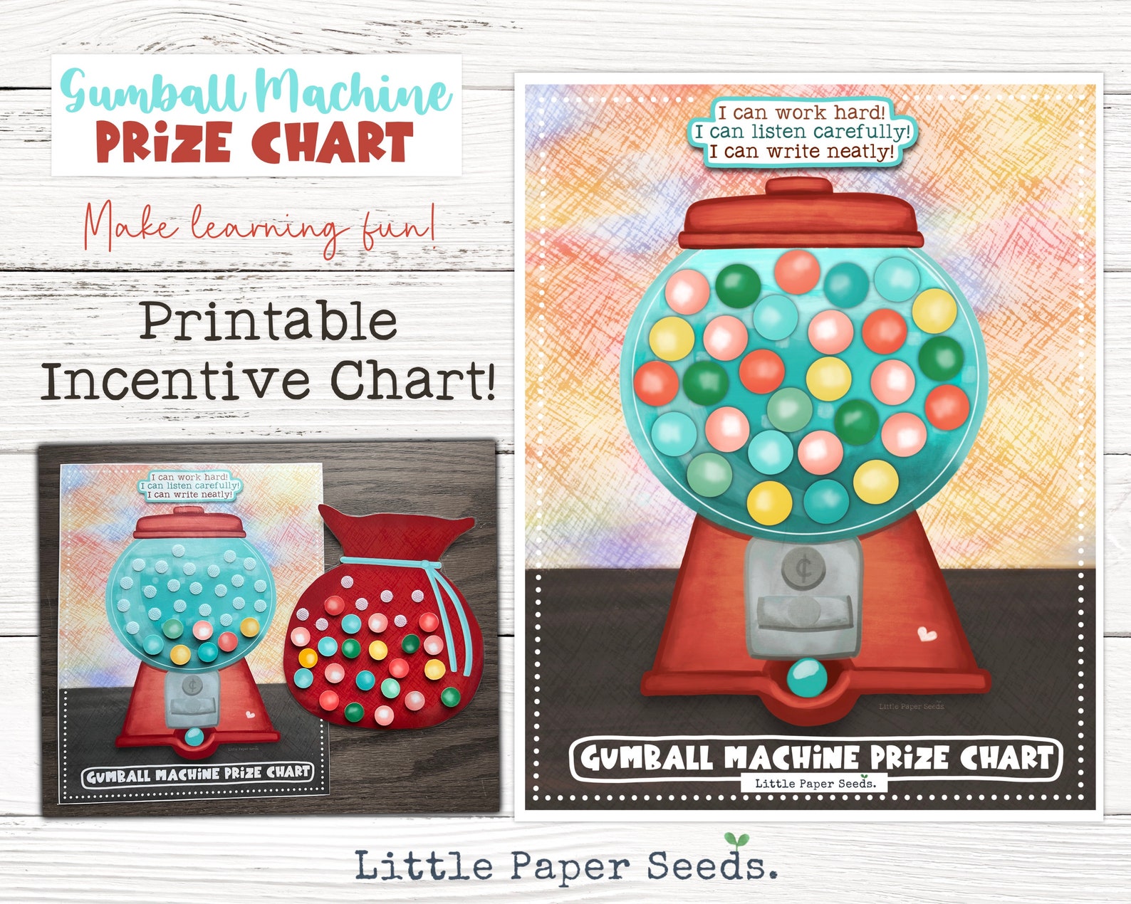 Printable Incentive Chart, Prize Chart, Christian Printable, Digital ...