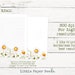 Daisy Printable Stationary Printable Stationary Stationary - Etsy
