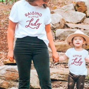Little Lady Matching Mommy And Me Shirts, Mother Daughter Mommy And Me Outfits, Mother And Daughter Matching Shirts, Mothers Day Gifts