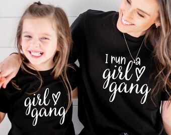 Girl Gang Matching Mommy And Me Shirts, Mother Daughter Mommy And Me Outfits, Mother And Daughter Matching Shirts, Mothers Day Gifts