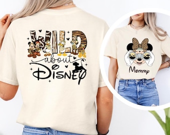 Disney Animal Kingdom Shirts, Personalized Safari Mode Matching Family Disney Shirts, Animal Kingdom Family Tshirts Mickey and Friends