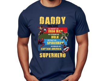 Papá, eres nuestro superhéroe favorito, camiseta de papá para el día del padre, camiseta de papá, regalo del día del padre de hija, hijo.