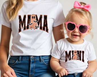 Mama and Mini Ghost Halloween Matching Shirts - Fall Family Outfits