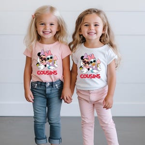 Disney Cousin Crew Shirts, Personalized Disney Family Shirts, Disney Cousin Trip Shirt, Disneyland Shirt, Cousin Squad  Disneyworld Shirts