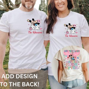 Personalized Disney Honeymoon Shirt, Mr Mrs Disneyland Shirt, Just Married Disney Shirt, Disney Couples Shirt, Wedding Anniversary Shirt