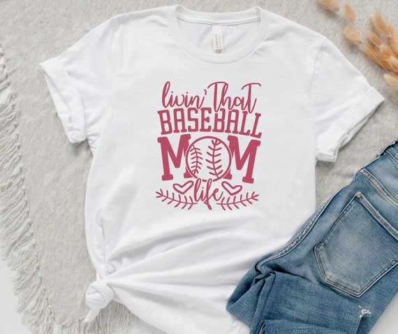 Living That Baseball Mothers Life Shirt For Mom Living That Baseball Mothers Life Shirt For Mom