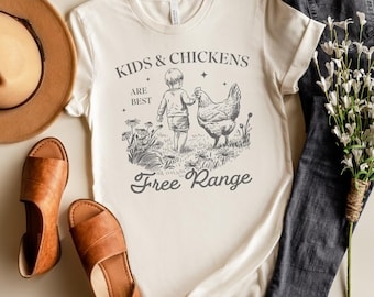 Free Range Crunchy Mama Shirt, Homeschool Mom shirt, Homestead Mom, Holistic friend gift, Crunchy Mom Gift, Crunchy Mom shirt Christian Mom