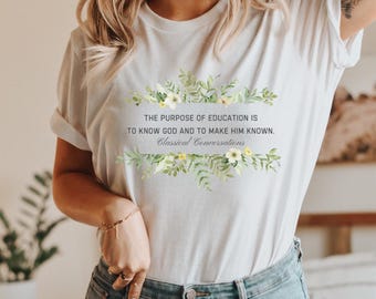 Classical Conversations Homeschool Mama Shirt, Mothers Day Gift Homeschool Mom T Shirt, Homeschool Shirt, Homeschool Mom Shirt Christian Mom
