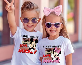 Disney Characters Mickey Mouse Shirts Toddler Boy Girl, Mickey and Friends Cute Disney Shirt For Kids, Disneyland Shirt, Disneyworld Shirts
