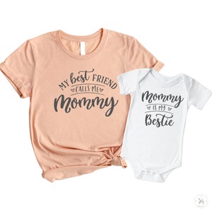 Bestie Mommy And Me Shirts, Matching Mother Daughter Mommy And Me Outfits, Mother And Son Matching Shirts, New Mom Gift, Mothers Day
