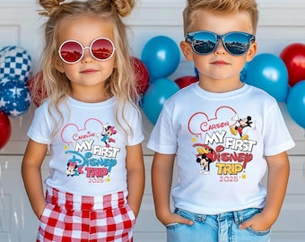 My First Trip to Disney Shirt, Disney Family Matching Shirt, Disney Trip 2025 Toddler Shirt, First Trip to Disney, Disney Kids Shirt