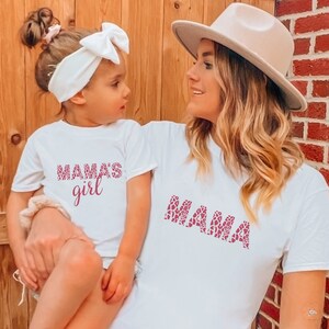 Mamas Girl Matching Mommy And Me Shirts, Mother Daughter Mommy And Me Outfits, Mother And Daughter Matching Shirts, Mothers Day Gifts