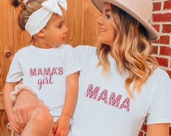 Mamas Girl Matching Mommy And Me Shirts, Mother Daughter Mommy And Me Outfits, Mother And Daughter Matching Shirts, Mothers Day Gifts