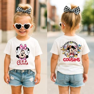 Disney Cousin Crew Shirts, Personalized Disney Family Shirts, Disney Cousin Trip Shirt, Disneyland Shirt, Cousin Squad  Disneyworld Shirts 1