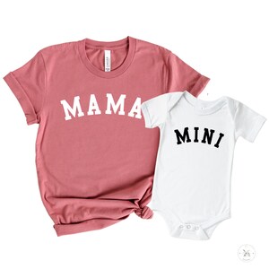 Arched Mama And Mini Shirts, Mommy And Me, Matching Mother Daughter Mommy And Me Outfits, Mother And Son Matching Shirts, New Mom Gift.