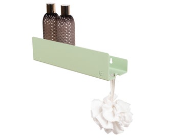 Lime green modern shower shelf ISLA 2 - 30|60|70cm (12 in/24 in/28 in), bathroom shelves, Minimalist Bathroom Accessories, GOLD LABEL
