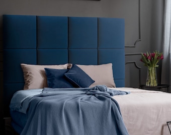 3D Wall decor Panel, Velvet upholstered panel, block-shaped wall panel, panel various colors, acoustic panel, various colors, GOLD LABEL